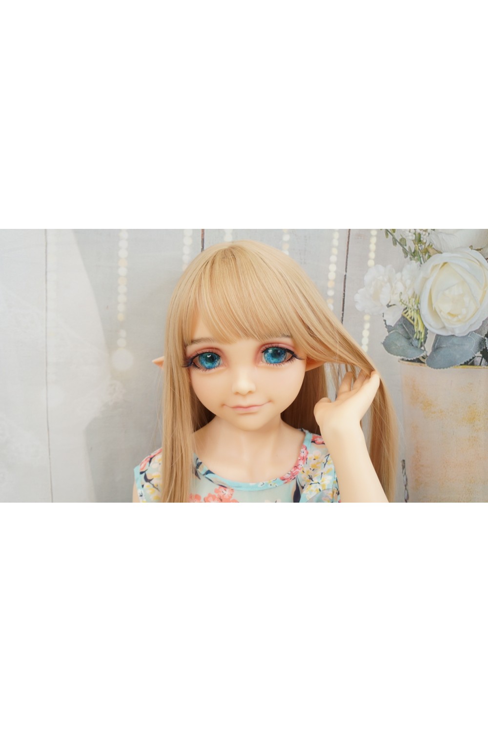 【初心者応援パック 超美品】EXDOLL(アルテトキオ) #Rize（リゼ）ヘッド 132㎝ 衣装付属 ヘッドA級メイクOP 指ワイヤー加工OP ネイル（付け爪)OP 肌色 クリーム