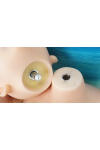 【O初心者応援パック 中古超美品ホール未使用品】WAXDOLL #GB02-1 軟性シリコンヘッド 新型 106cm バスト平