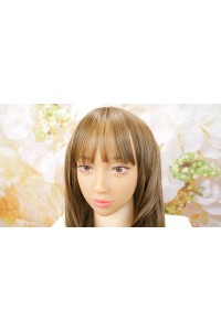 【中古】WAXDOLL #GE04Mヘッド 軟性シリコンヘッド 眉毛と睫毛の植毛 視点移動 シリコンヘッド単品