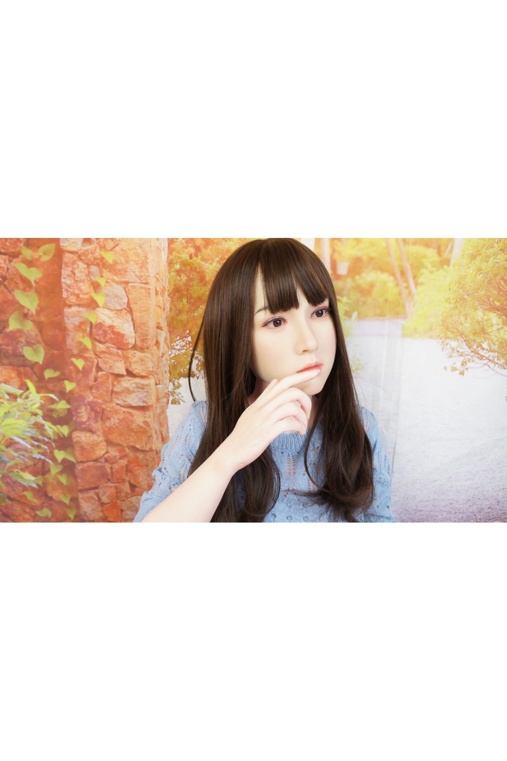 WMDOLL#10(?)シリコンヘッド ＋フルシリコンドール 161cm Fカップ ゼリー胸 眉毛,睫毛植毛 リアルメイク 指関節あり 自立加工 視線移動 肌色 ナチュラル