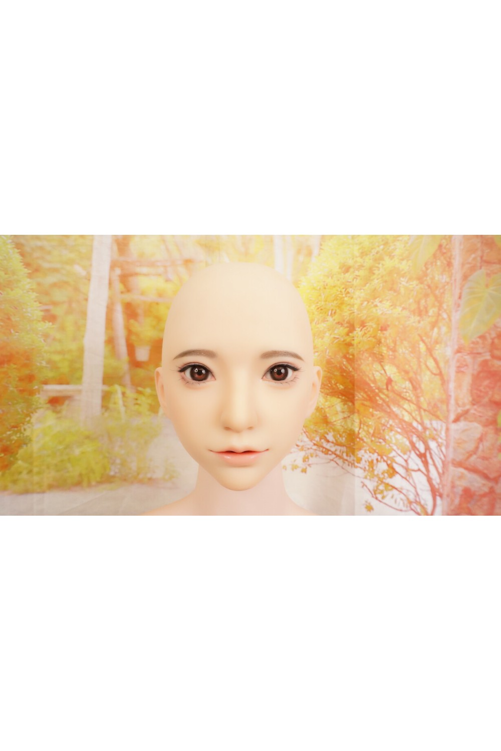 【中古】【初心者応援パック 中古超美品】蛍火日記 #莲(lian)硬めシリコンヘッド（口開閉機能あり、オーラル可能、眉毛と睫毛植毛付き）OP 158cm Eカップ リアルメイク付き【S-TPE製】【オプション多数】