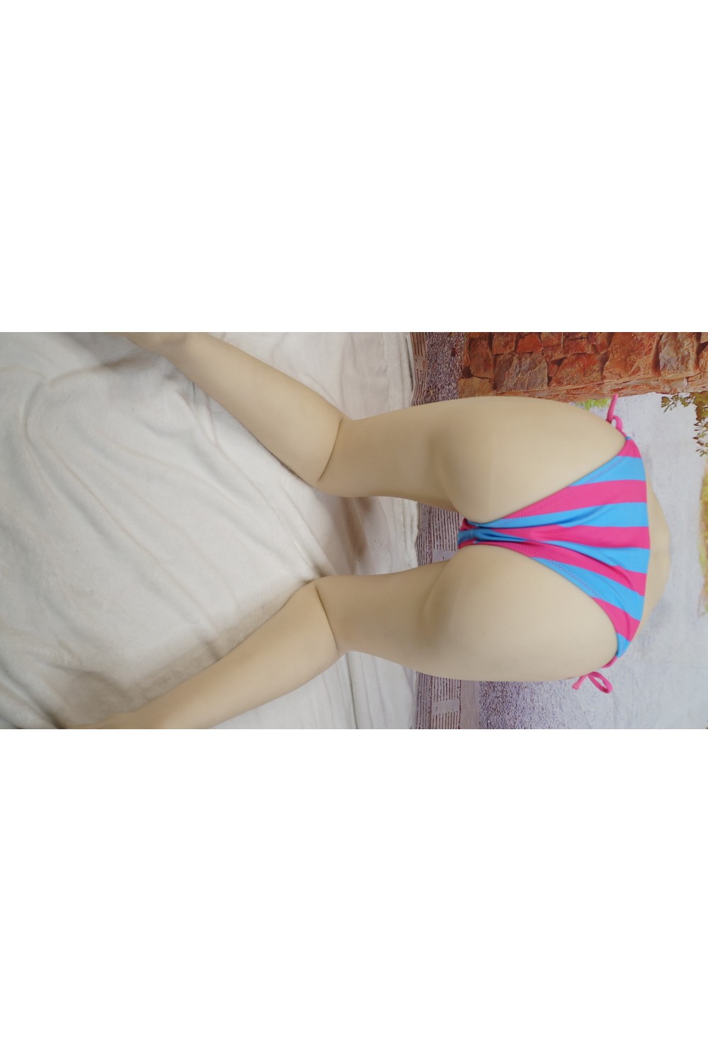 【美品】Qita Doll 116cm 下半身トルソー「楽」モデル 陰毛植毛OP 自立加工OP 新骨格 肌色 ホワイト