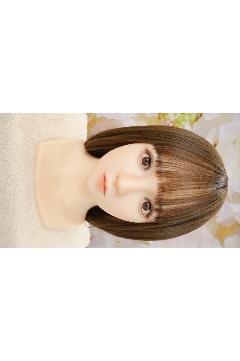 【新品未使用品】【マスターピース】世界に一つだけ MZR Doll #オーダーメイド頭部 眉毛と睫毛の植毛 視点移動 シリコンヘッド単品