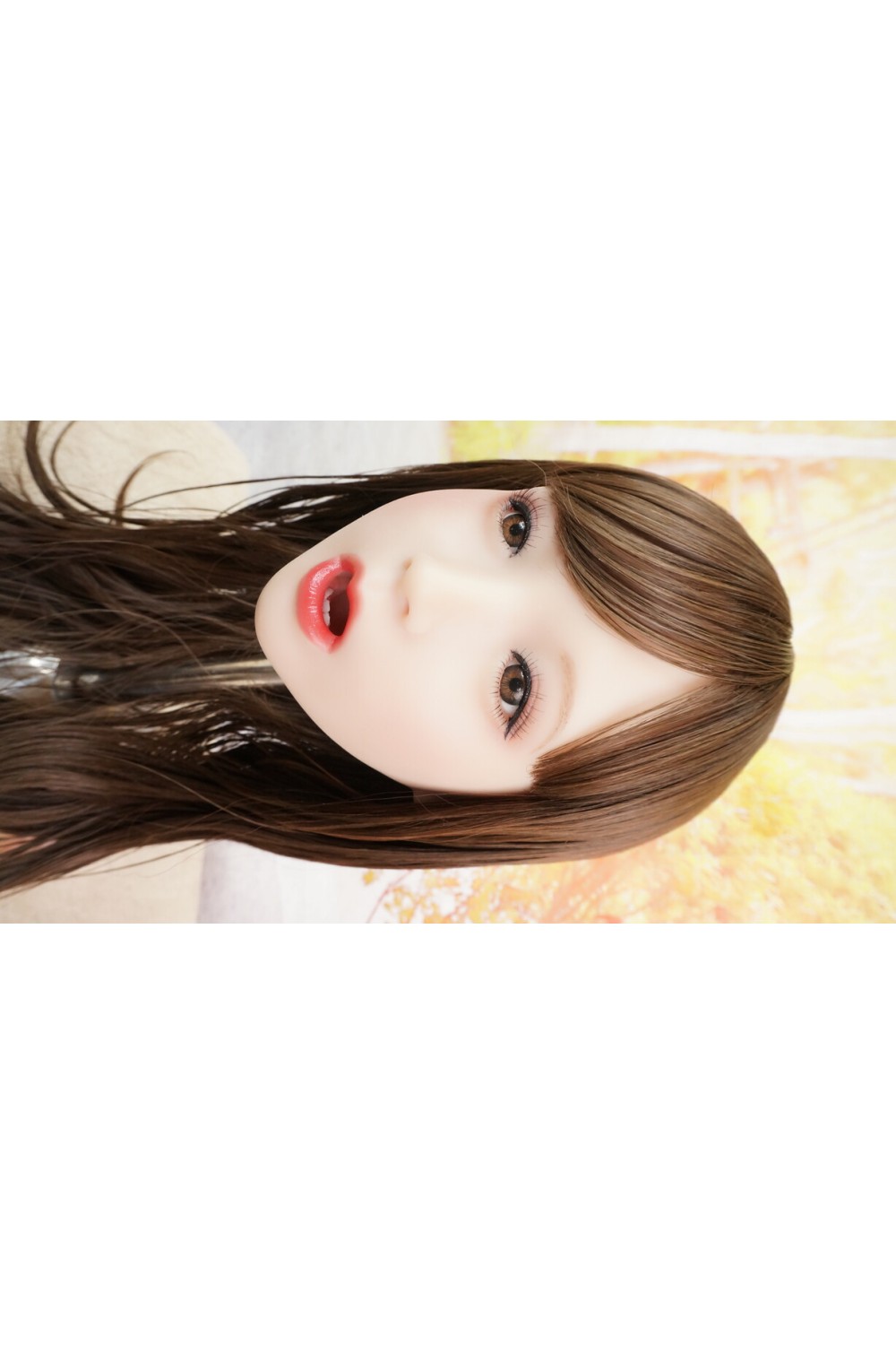 【中古】【O新古超美品 ホール未使用品】4woods A.I. doll #ルミ-オーラル-シリコンヘッド単品 柔らか仕様OP セクシーメイク