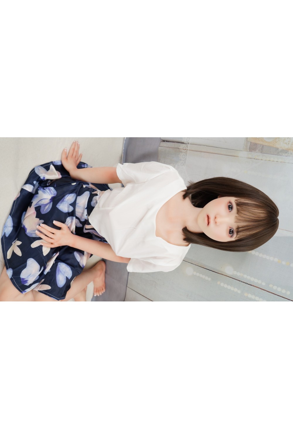 【初心者応援パック 美品】SHEDOLL #洛小乙（Luoxiaoyi）硬質シリコンヘッド 148cm Dカップ 衣装付属 ゼリー胸 眉毛と睫毛の植毛 視点移動 温度加工OP EVO新骨格 肌色 ナチュラル