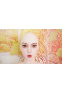 【O初心者応援パック 国内検品済 新品未使用即納品】Yearndoll #Y206-3軟性シリコンヘッド（口開閉機能&オーラル&模擬口腔付き） 163cm Eカップ 【進化版-リアル皮膚メイク付き】