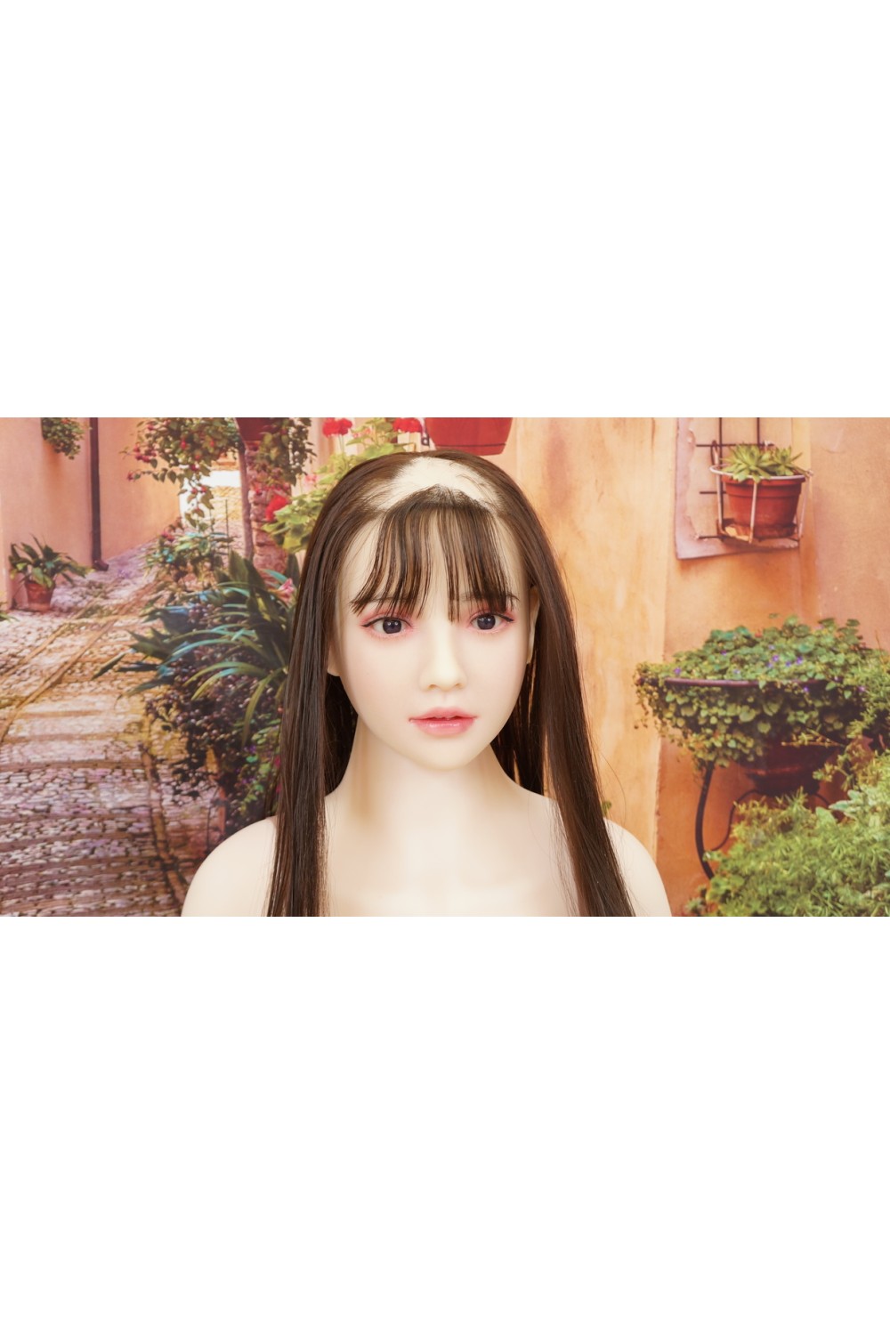 【中古】cosdoll #35 怜音 硬質シリコンヘッド 165cm Fカップ 髪の毛の植毛OP 眉毛と下睫毛の植毛 視点移動 自立加工OP 肌色 ナチュラル