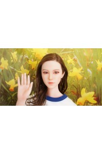 【O初心者応援パック 新古超美品ホール未使用品】 JXDOLL #Mayfavシリコンヘッド 75cm 中胸 フルシリコン製