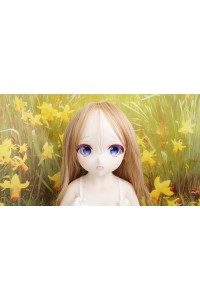 【O初心者応援パック 新古超美品ホール未使用品】MOZU DOLL #萌芽ソフトビニール製ヘッド85cm バスト大