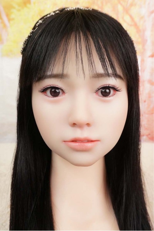 【中古】【O新古超美品 ホール未使用品】CATDOLL #Tamiソフトシリコンヘッド(オーラル機能+口開閉機能あり+口腔機能)単品 髪の毛の植毛OP(136〜146cm推奨)