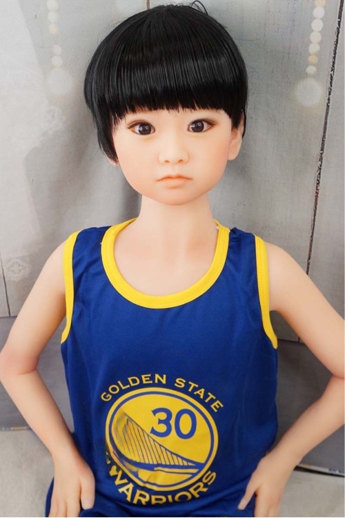 【O初心者応援パック 中古美品ホール未使用品】catdoll #Momokoヘッド 男の子 (TPE製) 115cm 超リアルメイク
