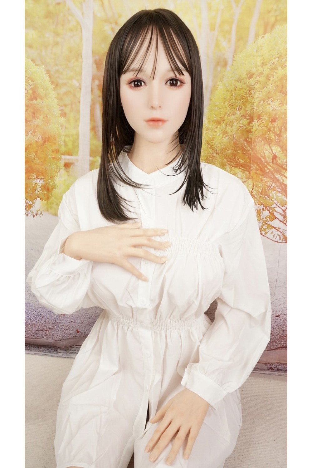 【中古】【O初心者応援パック 中古超美品ホール未使用品】Doll Senior #雅典娜硬性シリコンヘッド 職人メイク ＋Jiusheng Doll 160cm Eカップ ボディ超リアルメイクOP【フルシリコン製】【オプション多数】