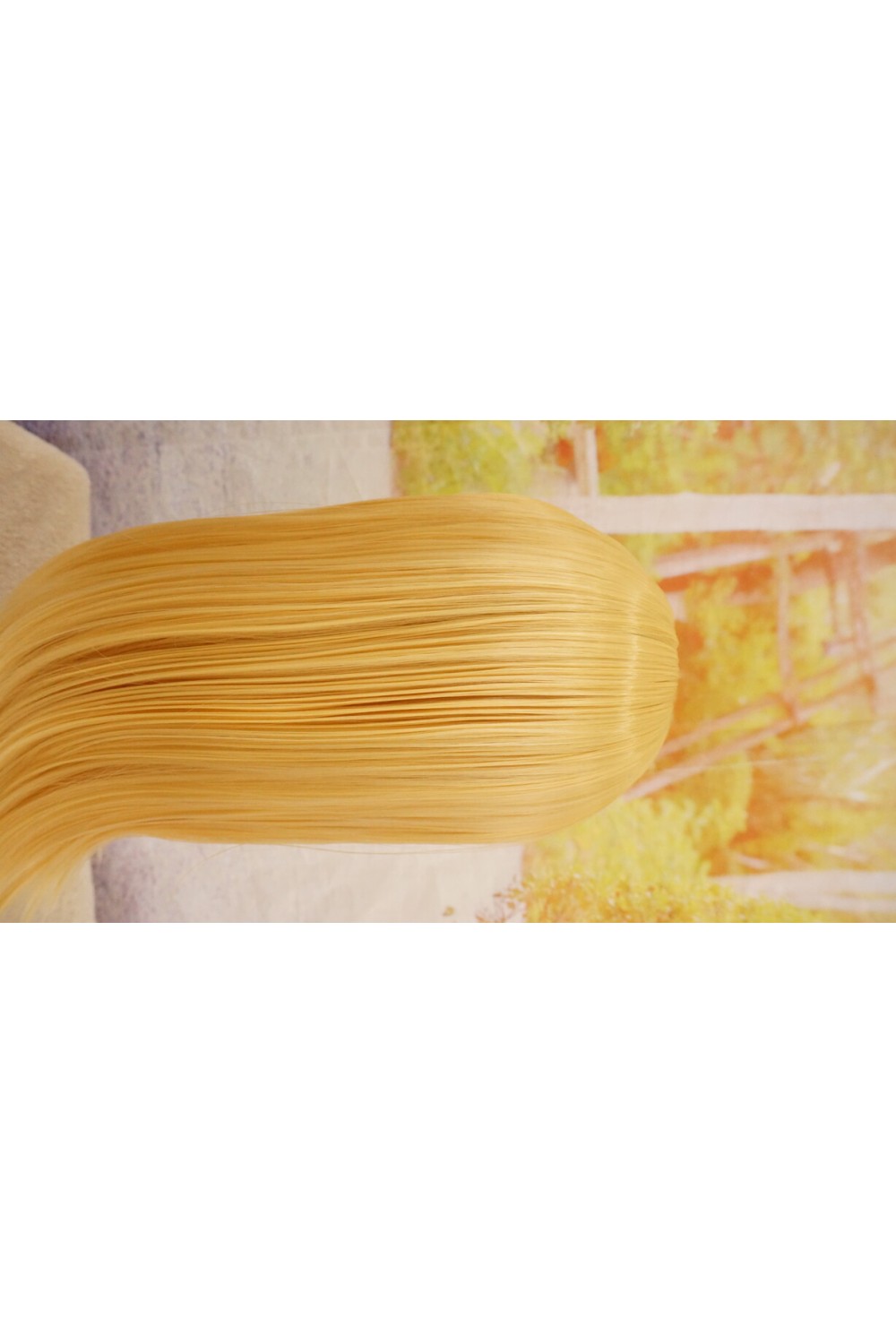 【中古】【O新古超美品】DollHouse168 色気美人 #Rika 髪の毛の植毛OP シリコンヘッド単品(90〜95cm推奨)(金髪)