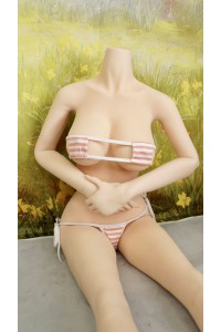 【中古】【中古美品】シリコンドール158cm Eカップ ゼリー胸 指関節あり 自立加工 ハードフィート (足首から足裏まで硬め) シリコンボディ単品