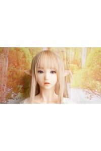 【初心者応援パック 新古美品】EXDOLL（アルテトキオ） #玥（ELF耳つき）ヘッド145cm 普通胸 衣装付属 脱着式舌OP 視点移動 新骨格 肌色 ナチュラル