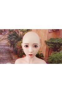 【初心者応援パック 新古超美品】SHEDOLL #洛小夕(Luoxiaoxi) 模擬口腔+オーラル機能＋顎関節ありの軟質ヘッドOP 140cm Aカップ フルシリコン製 衣装付属 ゼリー胸 眉毛と下睫毛の植毛 視点移動 指関節OP フリー骨格 肌色 ナチュラル