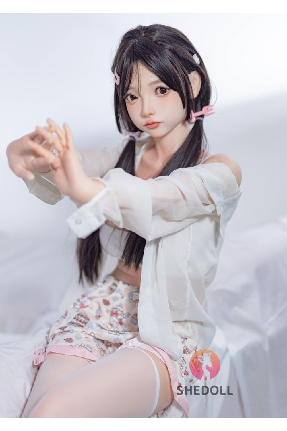【新品】SHEDOLL 148cm Dカップ 洛伊（Luoyi）2.0 軟性シリコンヘッド ラブドール メイク ボディー材質など選択可能 カスタマイズ可能 掲載画像はフルシリコン製 SHE 0073