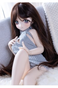 【新品】MW Girl（魔物姫）ラブドール 85cm 花泽美穗 掲載画像はソフトビニール製頭部+シリコン製ボディ 癒し系の美少女ミニドール MW 0006