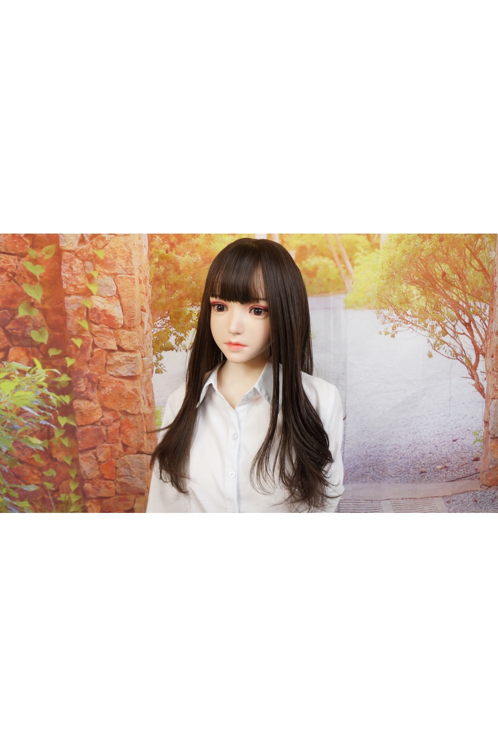 Bezlya Doll #風鈴 149cm 良胸 シリコンヘッド ゼリー胸 高級職人顔リアルメイクOP 眉毛睫毛植毛 自立加工 眼球移動 超リアルオナホ EVO新骨格 肌色 ノーマル