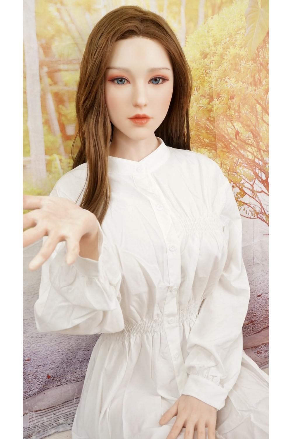 【中古】【初心者応援パック 中古超美品】Starpery #Saner硬めシリコンヘッド 髪の毛の植毛OP 171cm Dカップ 全身リアルメイク 【フルシリコン製】