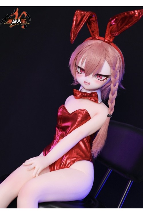 【新品】MOZU DOLL 85cm Aカップ ネルちゃん ソフトビニール製頭部 TPE製ボディ 肌色＆眼球色＆メイク＆ウィッグ＆衣装は宣材写真と同じ 6kg MOZU 0013