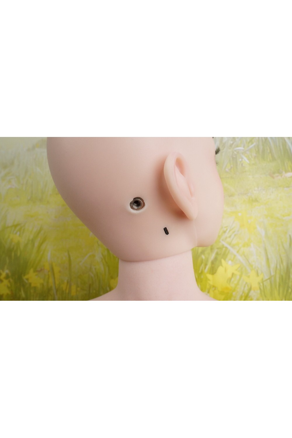 【中古】【O初心者応援パック 新古超美品ホール未使用品】Yearndoll #Y206-5軟性シリコンヘッド 148cm Dカップ 【進化版】