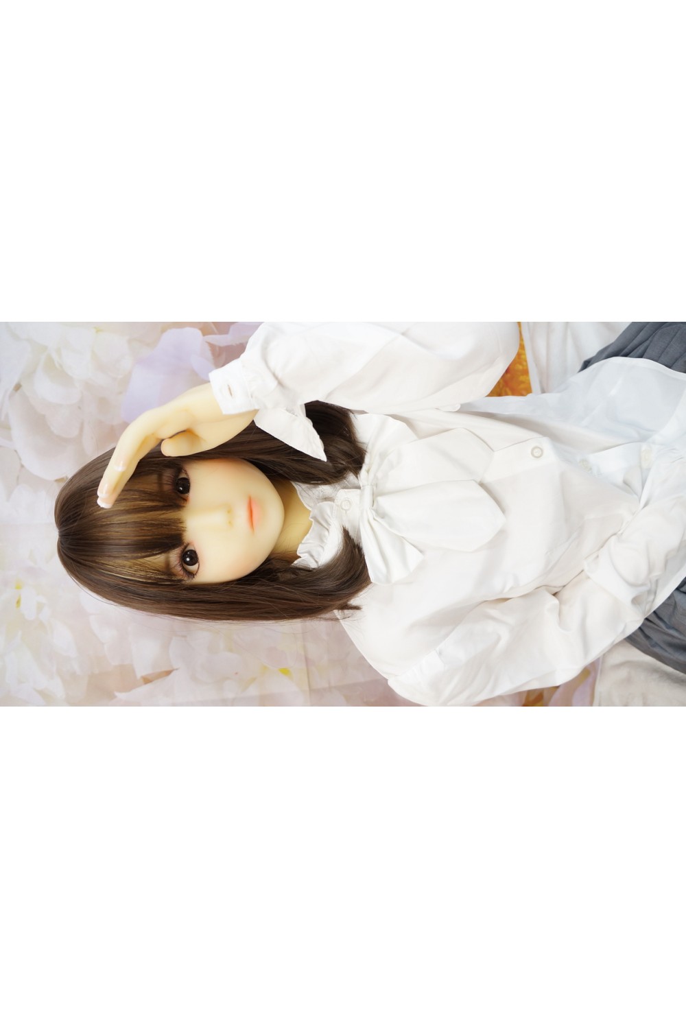 AXBDOLL #A84 136cm バスト平ら 自立加工 視線移動 新骨格 肌色 ナチュラル