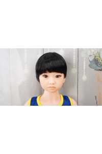 【O初心者応援パック 中古美品ホール未使用品】catdoll #Momokoヘッド 男の子 (TPE製) 115cm 超リアルメイク