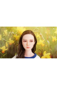 【O初心者応援パック 新古超美品ホール未使用品】 JXDOLL #Mayfavシリコンヘッド 75cm 中胸 フルシリコン製