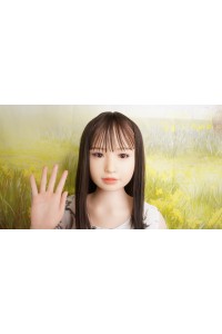 【O初心者応援パック 中古超美品ホール未使用品】J-cute #AGD01 澪（ミオ）軟性シリコンヘッド 149cm バスト平 フルシリコン製