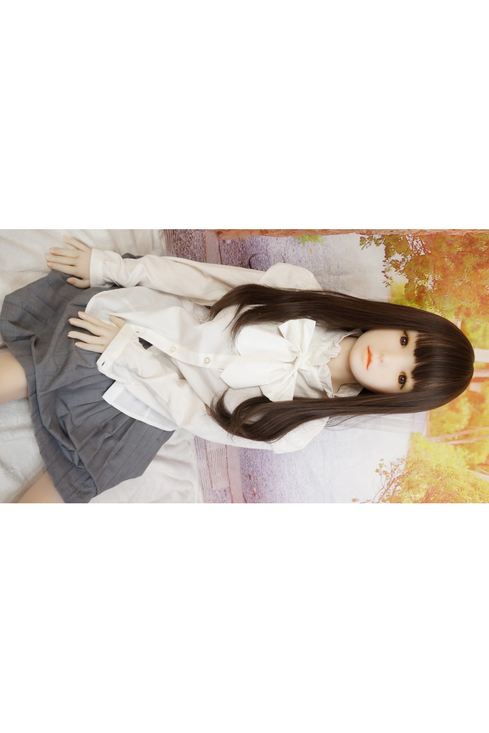 MOMODOLL #かなこ 138cm 巨乳 中空胸 口内舌付きOP 自立加工 普通骨格 肌色 ホワイト