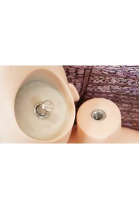 【初心者応援パック 中古】Bezlya Doll #鈴蘭 硬質シリコンヘッド 149cm Cカップ 衣装付属 高級職人メイクOP ボディ超リアルメイクOP 睫毛と眉毛の植毛 ゼリー胸 視点移動 EVO新骨格 肌色 ナチュラル