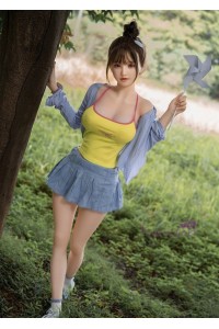 【O初心者応援パック 国内検品済 新品未使用即納品】 Yearndoll #Y216軟質シリコンヘッド 164cm Bカップ 超ソフト胸 本物の皮膚メイク付き 【高級版】