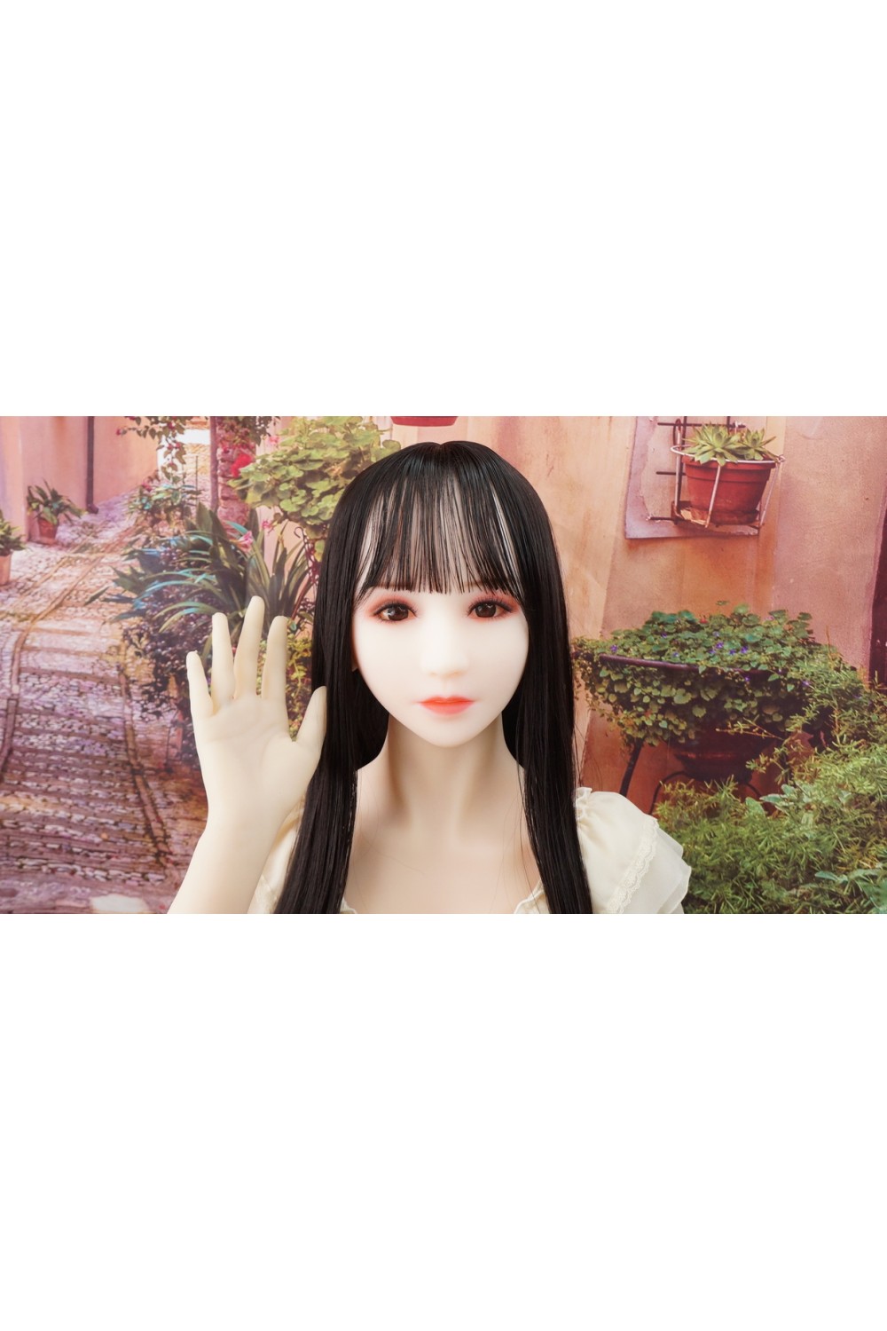 【中古美品】COSDOLL #195ヘッド＋Wqunwen 166㎝ Dカップ ゼリー胸 視点移動 自立加工 新骨格 肌色 ナチュラル