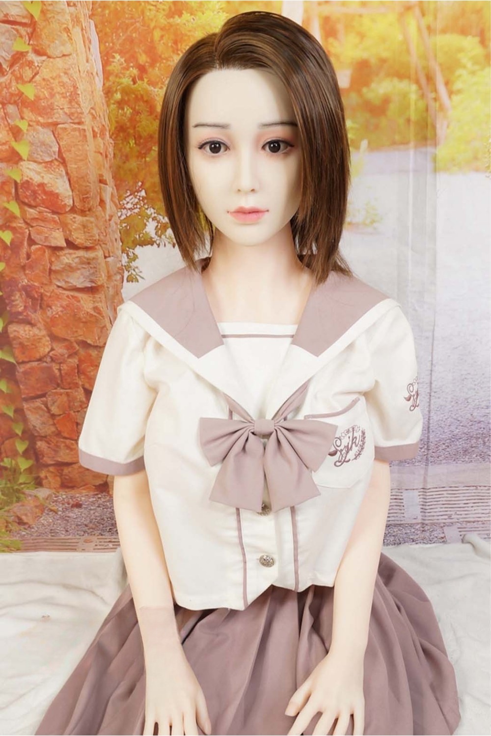 CosDoll #12 シリコンヘッド 148cm 巨乳 中空胸 眉毛、睫毛植毛 髪の毛植毛OP 自立加工OP 視線移動 新骨格 肌色 ナチュラル