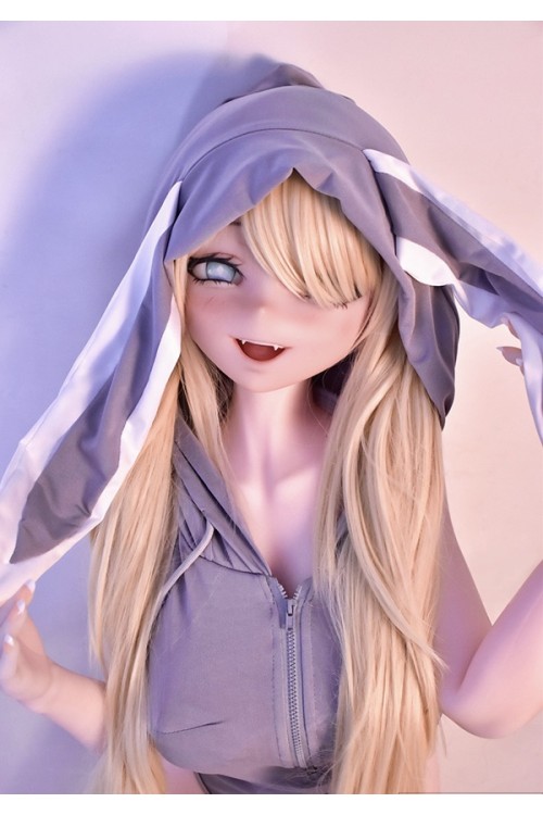 【新品】Elsa Babe 140cm M RAD025-B 二次元 アニメドール フルシリコン製 カスタマイズ可 紫グレーのパーカー EL 0012
