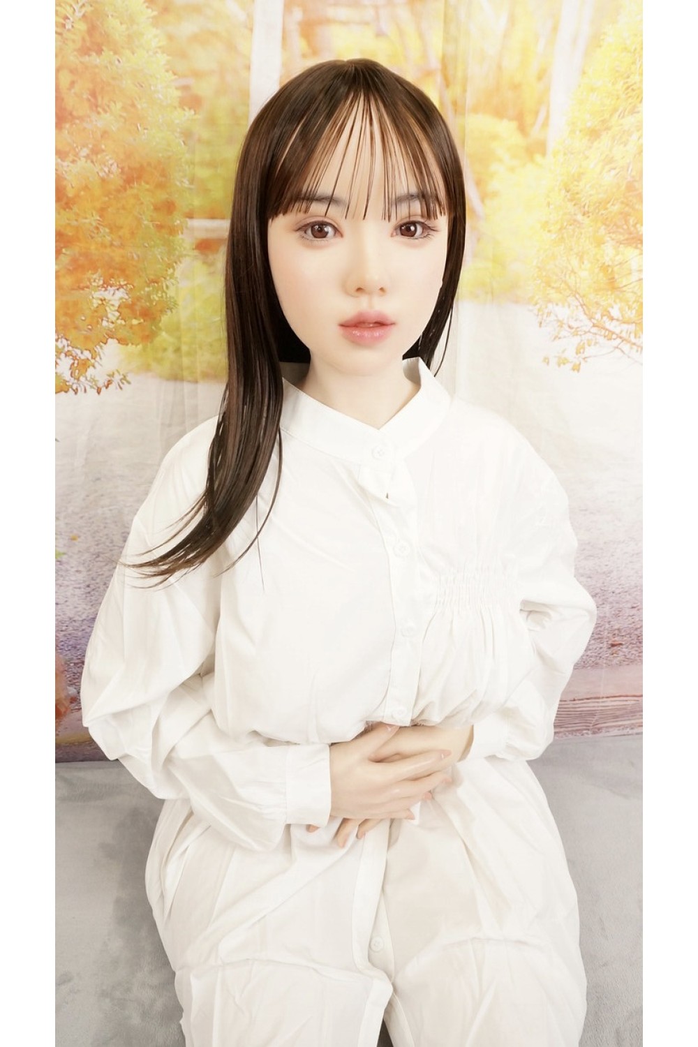 【中古】【初心者応援パック 中古美品】MMXDOLL（木木夕）#梦婷（Mengting） 軟質シリコンヘッド 職人Real系メイク 150cm Eカップ 全身リアルメイク お尻の柔らか仕上げOP 自立加工 ハードフィート(足首から足裏まで硬め) 【フルシリコン製】