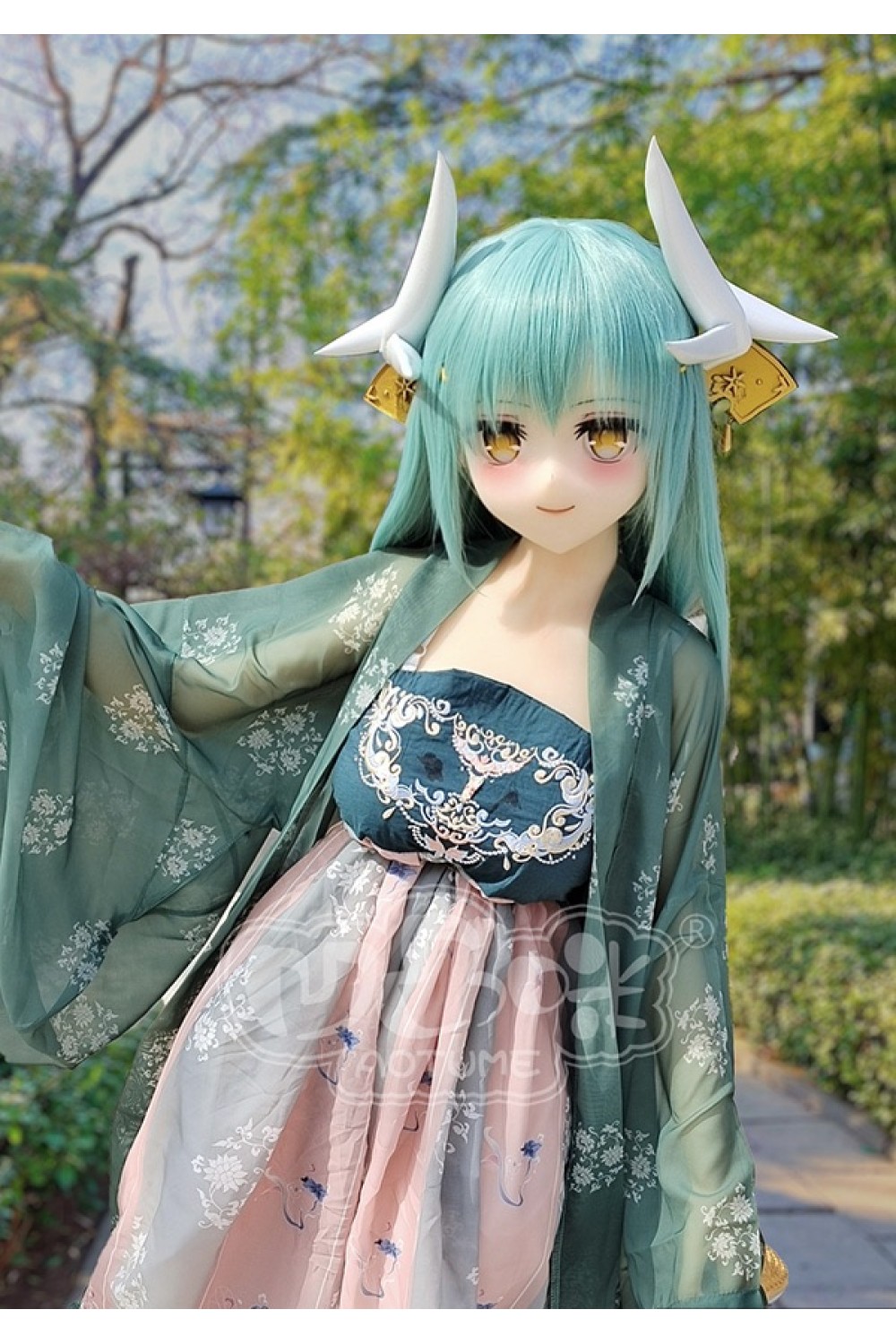 【新品】Aotume Doll アニメドール 145cm Dカップ #106ヘッド清姫コス ヘッド及びボディー材質選択可能 AOT 0061