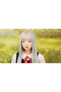 【中古】FUDOLL #8硬めシリコンヘッド148cm Dカップ 衣装付属 ボディ超リアルメイクOP ゼリー胸 指関節OP 自立加工OP 眉毛と睫毛の植毛 視点移動 EVO新骨格 肌色 ナチュラル