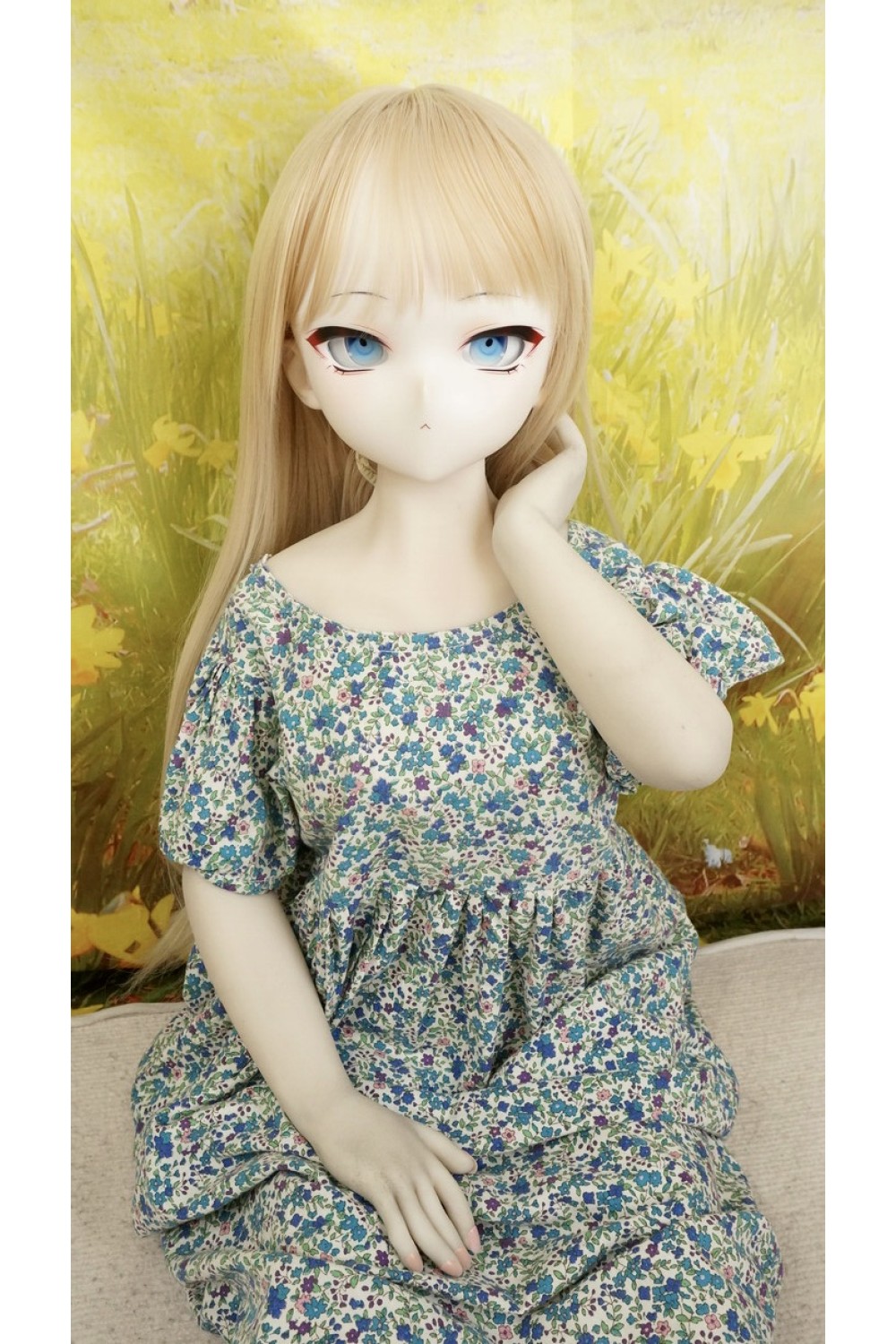【中古】【中古美品】MOZU DOLL#薄荷ちゃんソフトビニール製ヘッド115cm バスト大