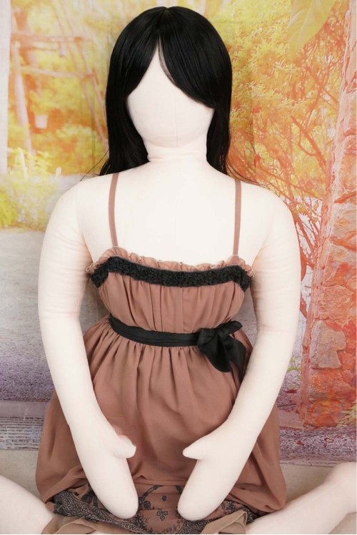 【中古】【O新古超美品 ホール未使用品】WEINER 人型等身大抱き枕 真綿充填 140cm 貧乳