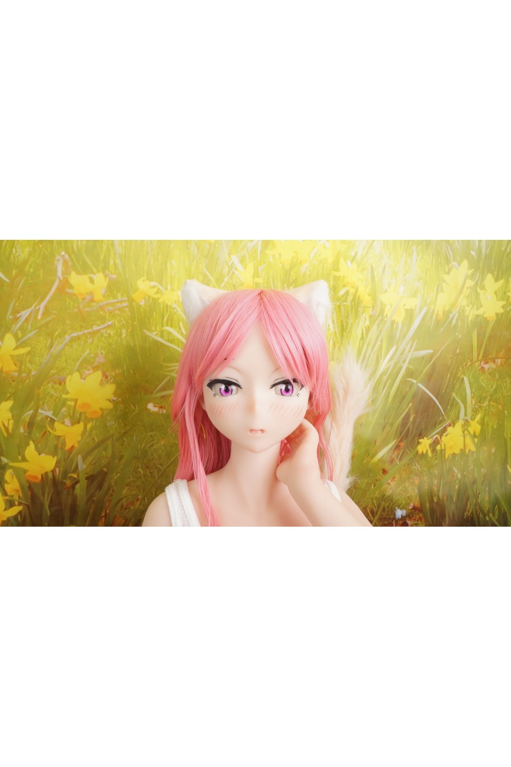 【O初心者応援パック 新品未開封即納品】 DollHouse168 色気美人 #ネコ娘 シリコンヘッド95cm Fカップ しっぽあり