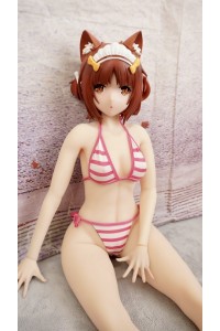 【中古】【初心者応援パック 中古超美品】Otaku Doll #猫娘 紅豆 ソフトビニール製ヘッド 65cm