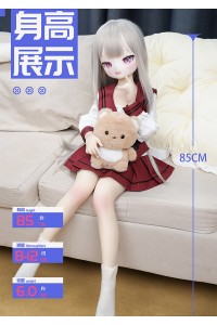 【新品】MOZU Doll【A級】85cm 奈奈（Nona）ヘッド 6kg ソフトビニール製頭部 TPE製ボディ 肌色＆眼球色＆メイク＆ウィッグ＆衣装は宣材写真と同じ 小型で軽量化で収納しやい 使いやすい MOZU 0028