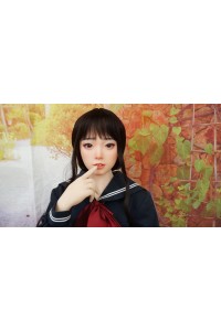 【中古】My Loli Waifu #美亜 Mia硬めシリコンヘッド＋CatDoll 138CM 衣装付属 へッド職人メイクOP 自立加工 眉毛と睫毛の植毛 視点移動 新骨格 肌色 ナチュラル