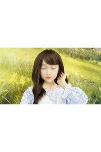 【初心者応援パック 中古】OLDOLLオリジナルドール ＃NO.2 ヘッド 瞑り目タイプ 136cm Aカップ貧乳 衣装付属 ヘッド超リアルメイク ボディ超リアルメイクOP 自立加工OP 眉毛と睫毛の植毛加工 肌色 ナチュラル