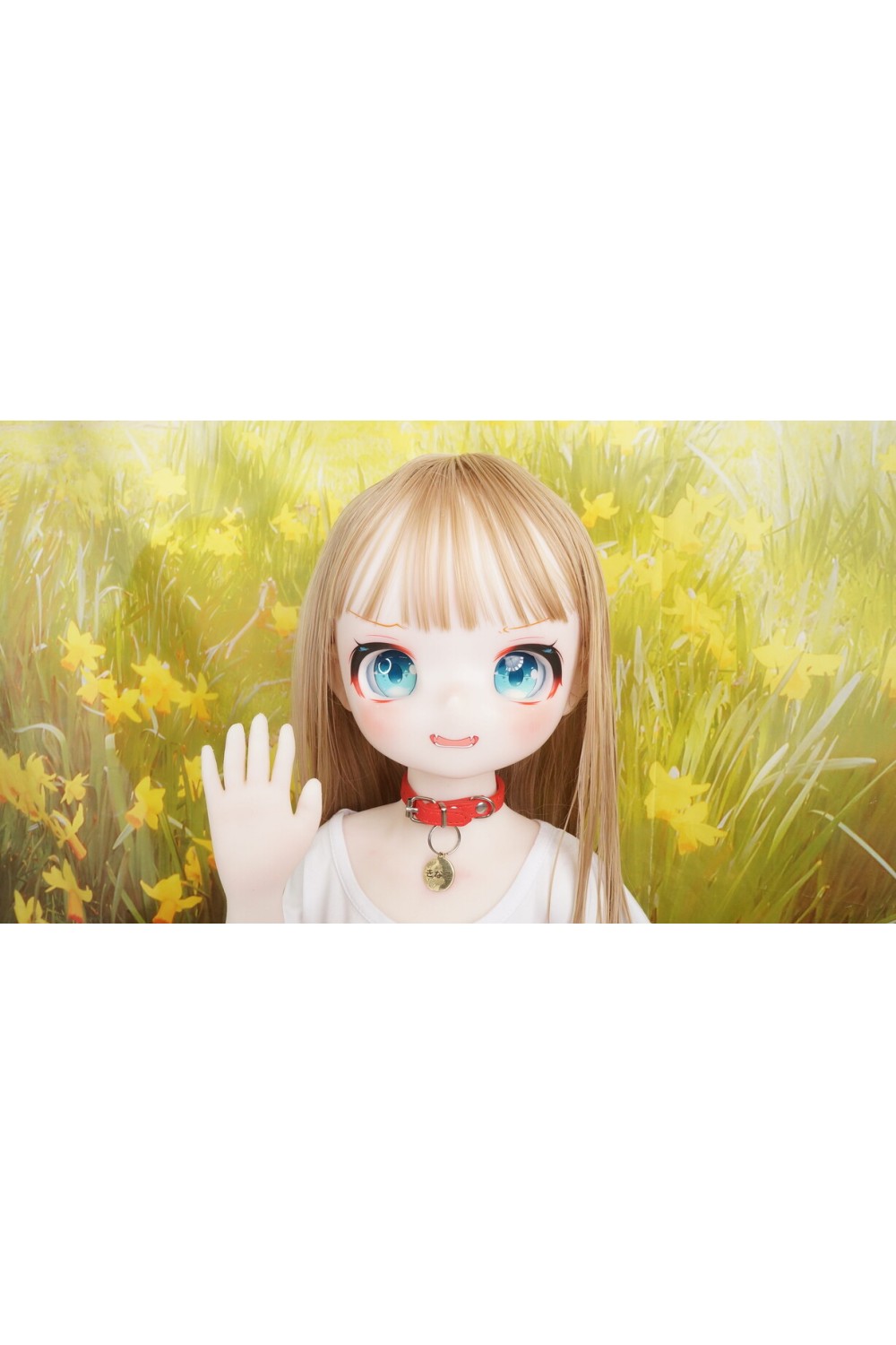 【O初心者応援パック 新古超美品ホール未使用品】MOZU DOLL # 黄豆狐 ソフトビニール製
