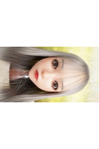 【新古超美品】otona love #葉月シリコンヘッド 眉毛と下睫毛の植毛 視点移動 肌色 自然色 シリコンヘッド単品