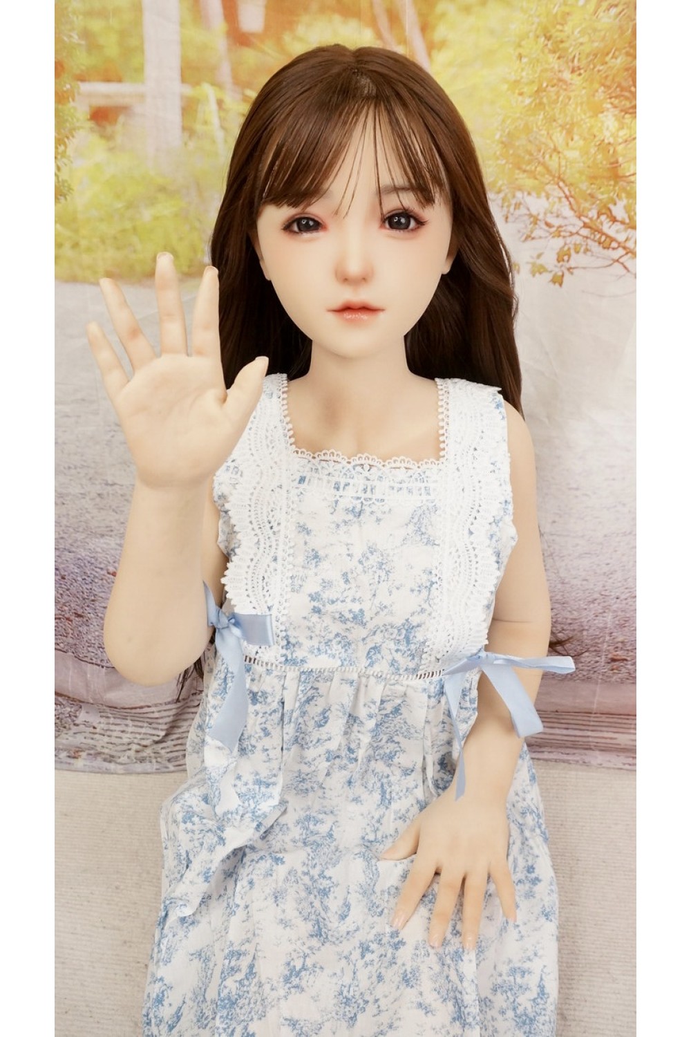 【中古】【初心者応援パック 新古超美品】JY Doll #小芙シリコンヘッド SメイクOP 髪の毛の植毛OP 123cm Cカップ 身体リアルメイク【フルシリコン製】【オプション多数】