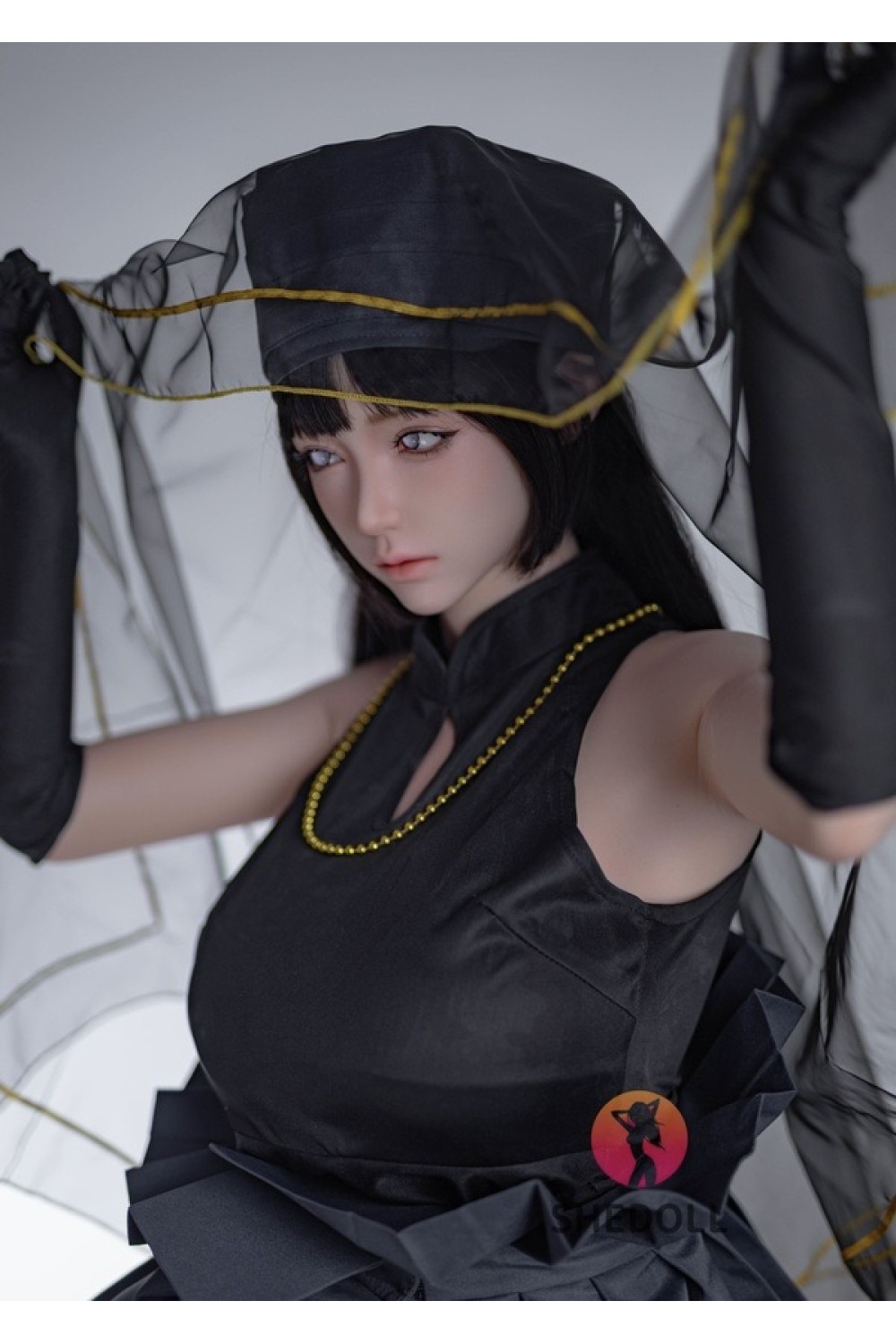 【新品】SHEDOLL 163cm Hカップ 楚玥（Chuyue）ヘッド 雛田コス ラブドール ボディー材質など選択可能 等身大ドール 掲載画像はフルシリコンドール 口開閉機能+オーラル機能+模擬口腔 SHE 0055